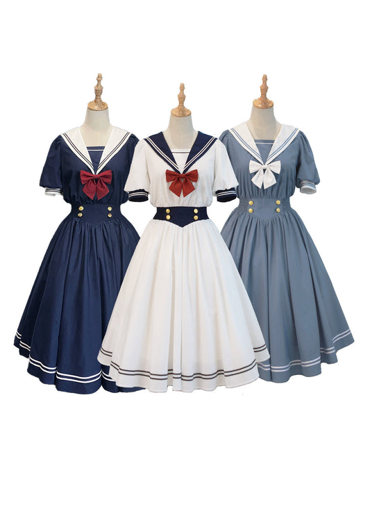 Beleganty - Sea and Wind - Retro Sailor Lolita OP Dress Version 1.0