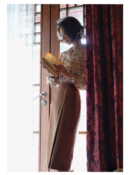 Western-style lady vintage skirt