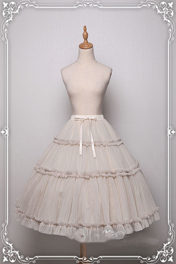 Krad Lanrete - Elegant Long and Short Lolita Petticoat