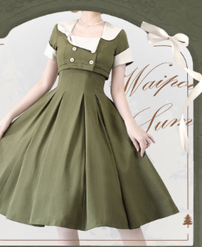 Forest Wardrobe - Waipowa Summer - Elegant and Vintage Lolita Dress