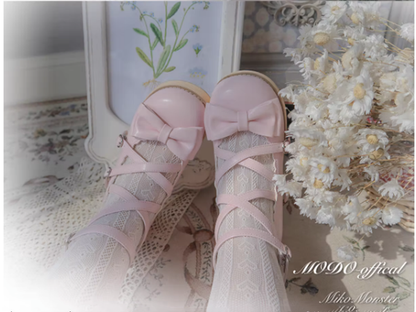 MODO - Sweet Lolita Round-Toe Platform Shoes
