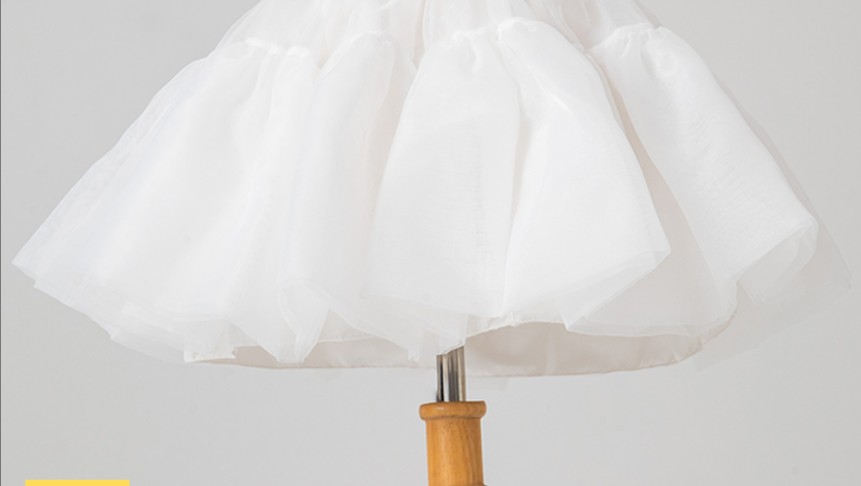 Manyiluo - Daily Puffy - Lolita Hoopless Petticoat | 13.8 (35 cm) Length"