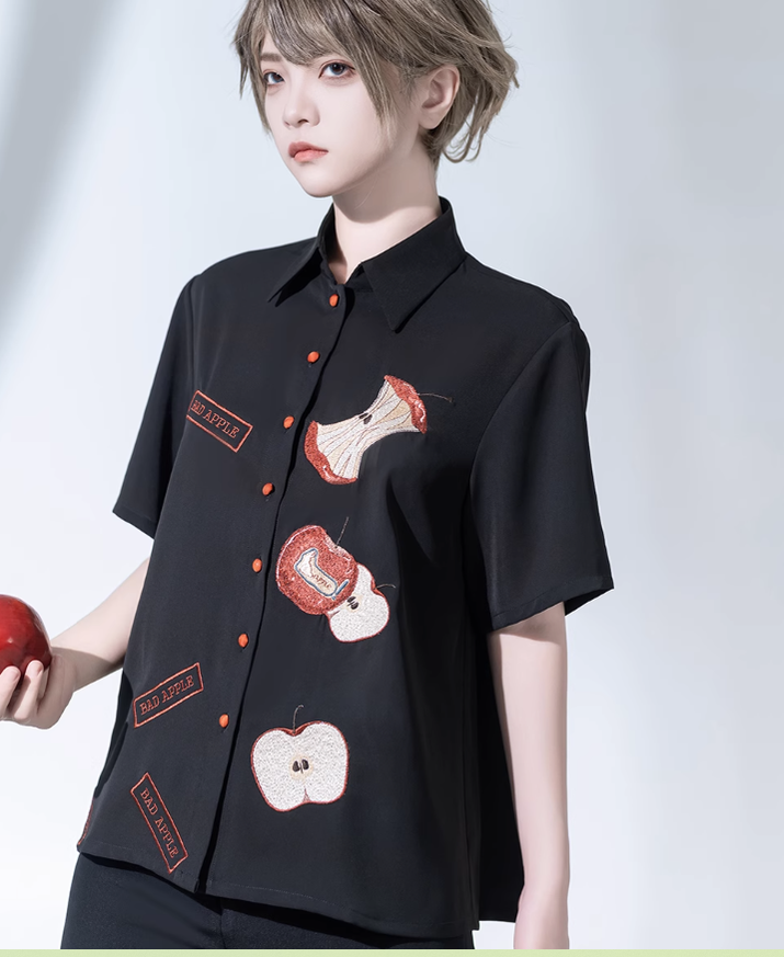 Princess Chronicles - badapple - Ouji Lolita Black Shirt and Shorts