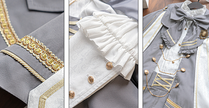 Forest Fluorescent Carps - Choir - Ouji Lolita Suits Multicolor