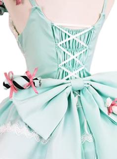 OCELOT - Sweety Gummy - Sweet Lolita JSK Dress Big Bow Flower Bud Lolita Dress