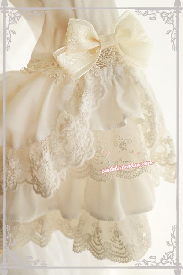 Strawberry Witch - Flower Wedding Lolita Pure White Romantic Full Set