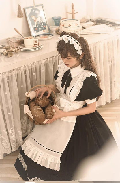 Sweet Date - Halloween Gothic Lolita OP Maid Lolita Dress Elegant Lolita OP