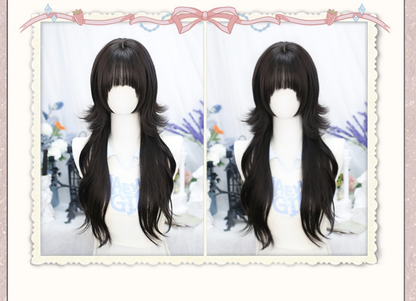 Dalao - Lily - Sweet Lolita Hime Cut Long Curly Wig for JK Girls