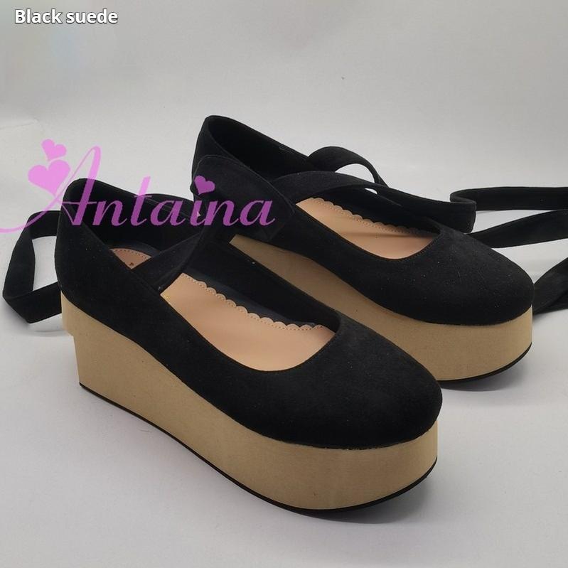 Antaina - Wedding Lolita Platform Shoes Bridal Shoes Multicolor