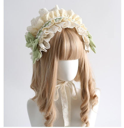 Xiaogui - Sweet Lolita Headband Lace Hairband Ballet Style