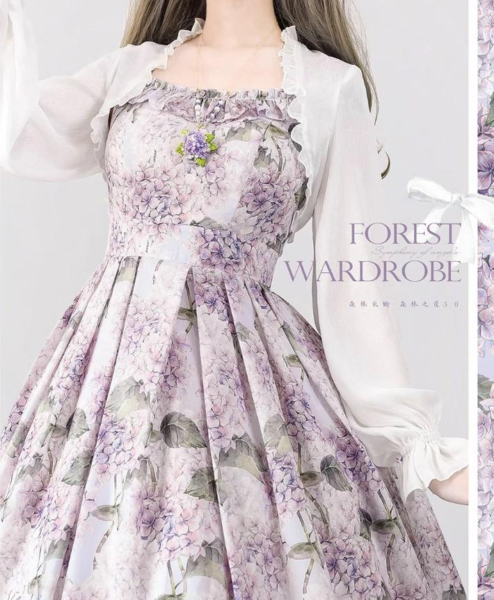Forest Wardrobe - Forest Basket 3.0 - Vintage Lolita JSK Dress for Summer