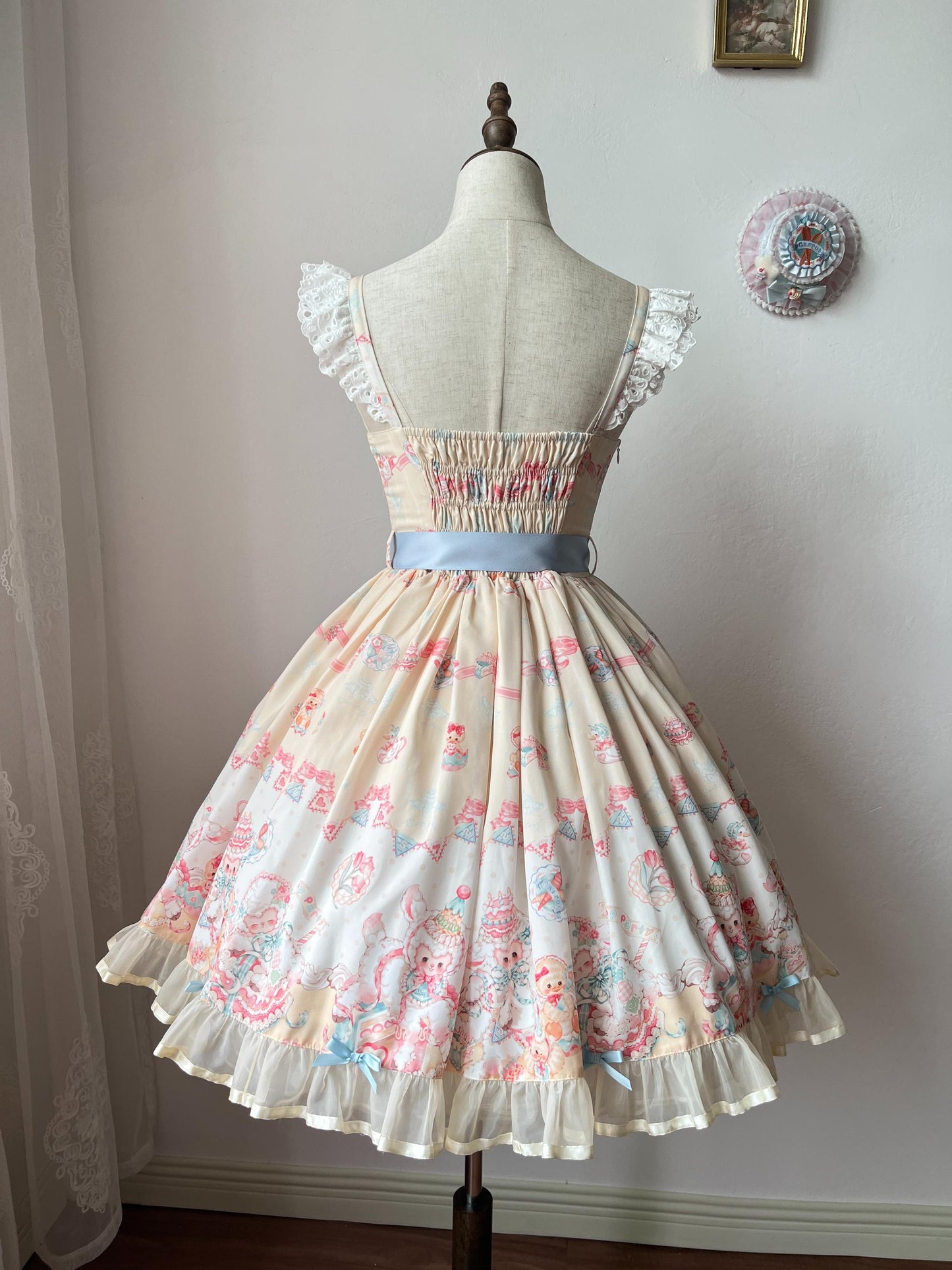 NanShengGe - Sheep Party - Sweet Lolita Jumper Dress Print SK