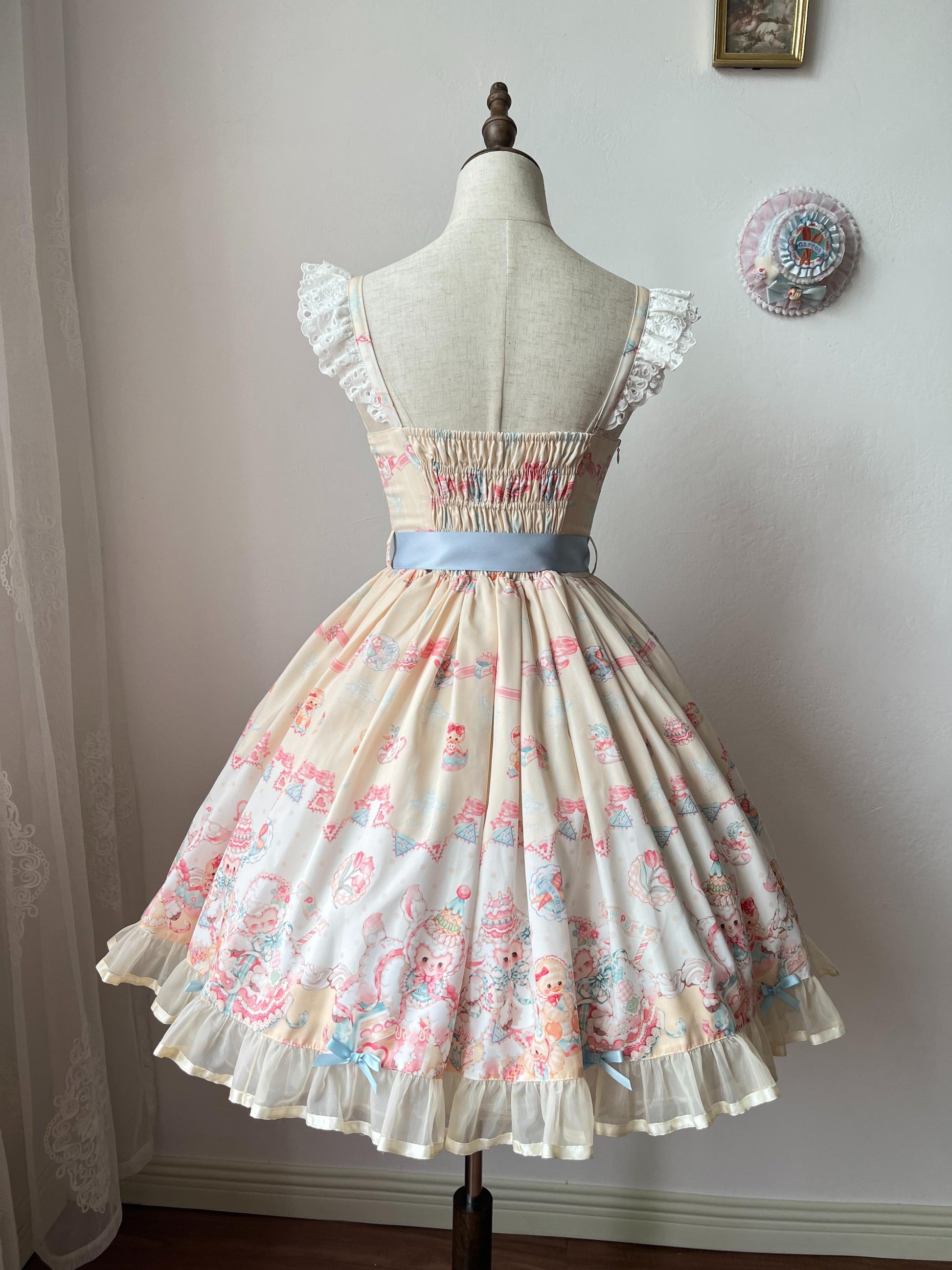NanShengGe - Sheep Party - Sweet Lolita Jumper Dress Print SK
