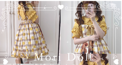 Mori Doll - Kawaii Lolita Rabbit Ears Short Sleeve Shirt Multicolors