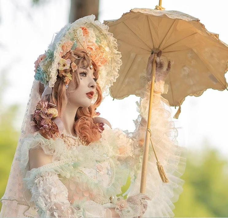 Cat Fairy - Wedding Lolita BNT Hair Accessory Necklace Parasol