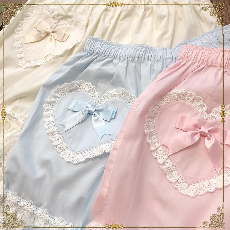 Candy Sweet - Cotton Lolita Bloomers Lace Home Shorts
