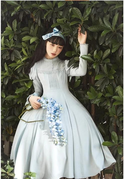 KINOKOKO - Aslan Blessings - Classic Lolita OP Seven-panel Slim Fit Dress with Cape