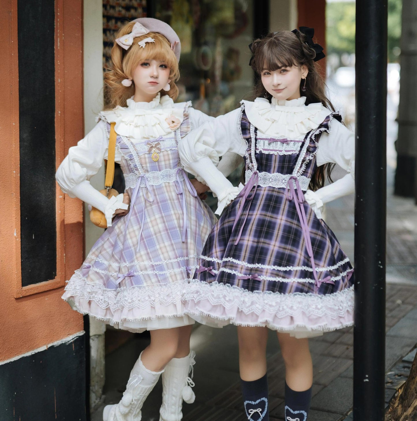 Miaoplus - Sweet Lolita Plaid JSK Multicolors Lucky Bag