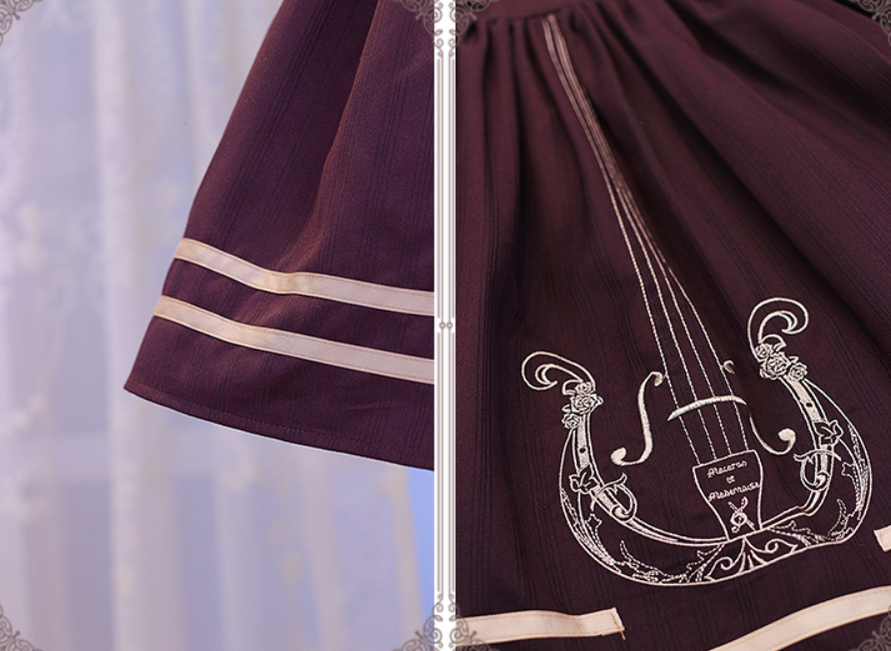 Chess Story - Magic Music School Series Fiddle Embroidery College Style Lolita JSK