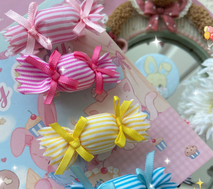 Bear Doll - Augustina - Sweet Lolita Candy Hair Clip and Brooch