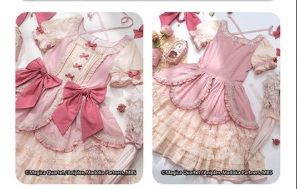 NyaNya - IP Collab Dreamy Memories Themed Lolita OP Dress