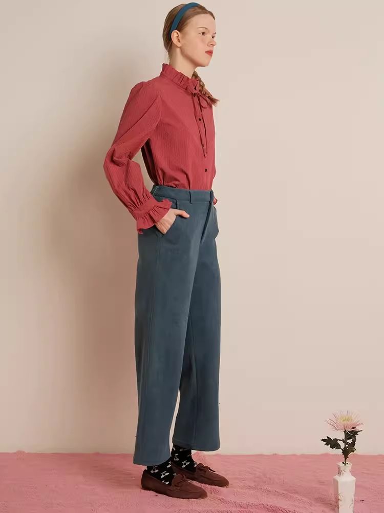 Corduroy Straight 9-minute Pants【s0000006462】