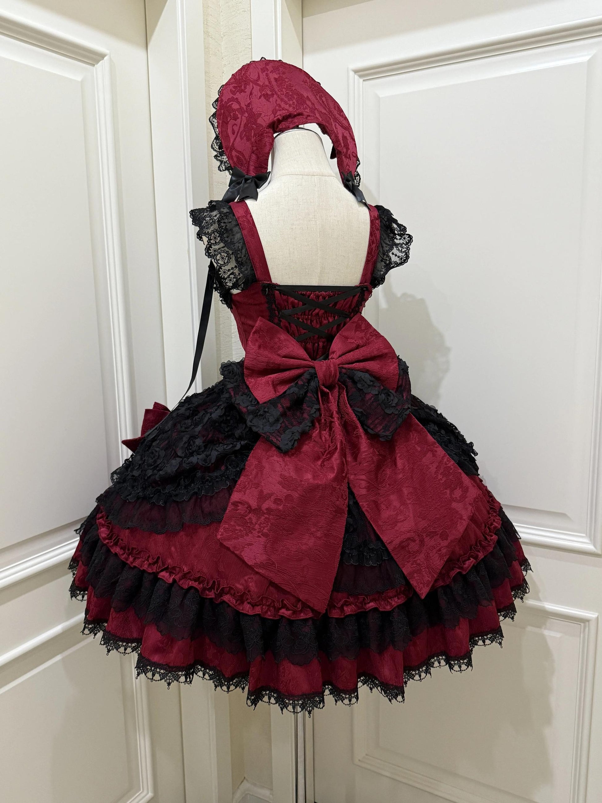 Sugar Girl - Rose Princess - Halloween Gothic Lolita JSK, Sheer Rose Dress