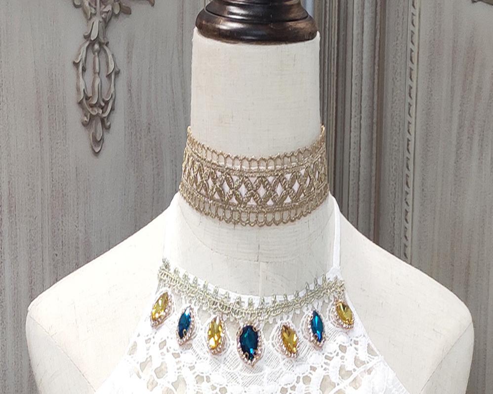 Miss Point - Dusk Bester - Egyptian Lolita Brooch Waistband Shawl