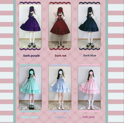 Strawberry Witch - Sweet Lolita JSK Multicolored Lolita Dress