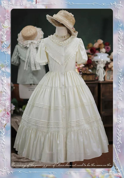 Tiny garden - Elegant Lolita Short Sleeve OP Multicolors