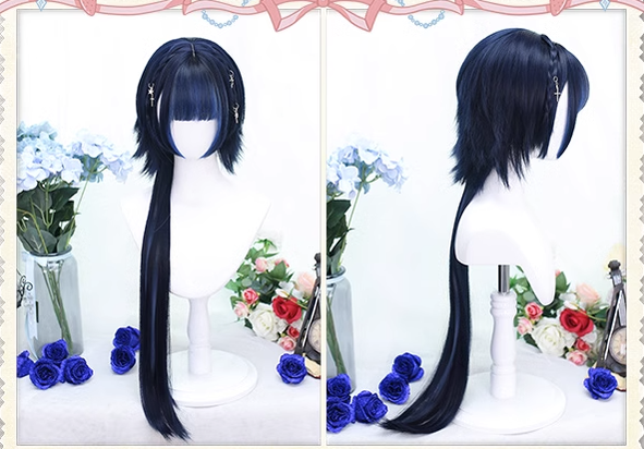 Dalao Home - Moon Night - Lolita Highlights Bang Short Wigs