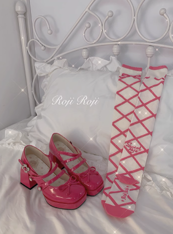 Roji Roji - Sweet Lolita Cotton Mid-Calf Socks