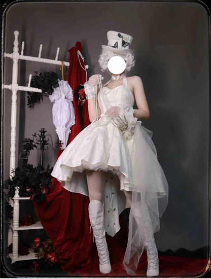 Strawberry Duck - Gothic Lolita Dress White Lolita JSK