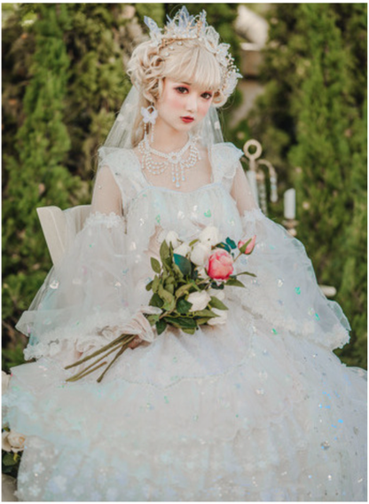 Cat Fairy - Glaze Illusion - Magnificent Wedding  Lolita Tea Party Dress