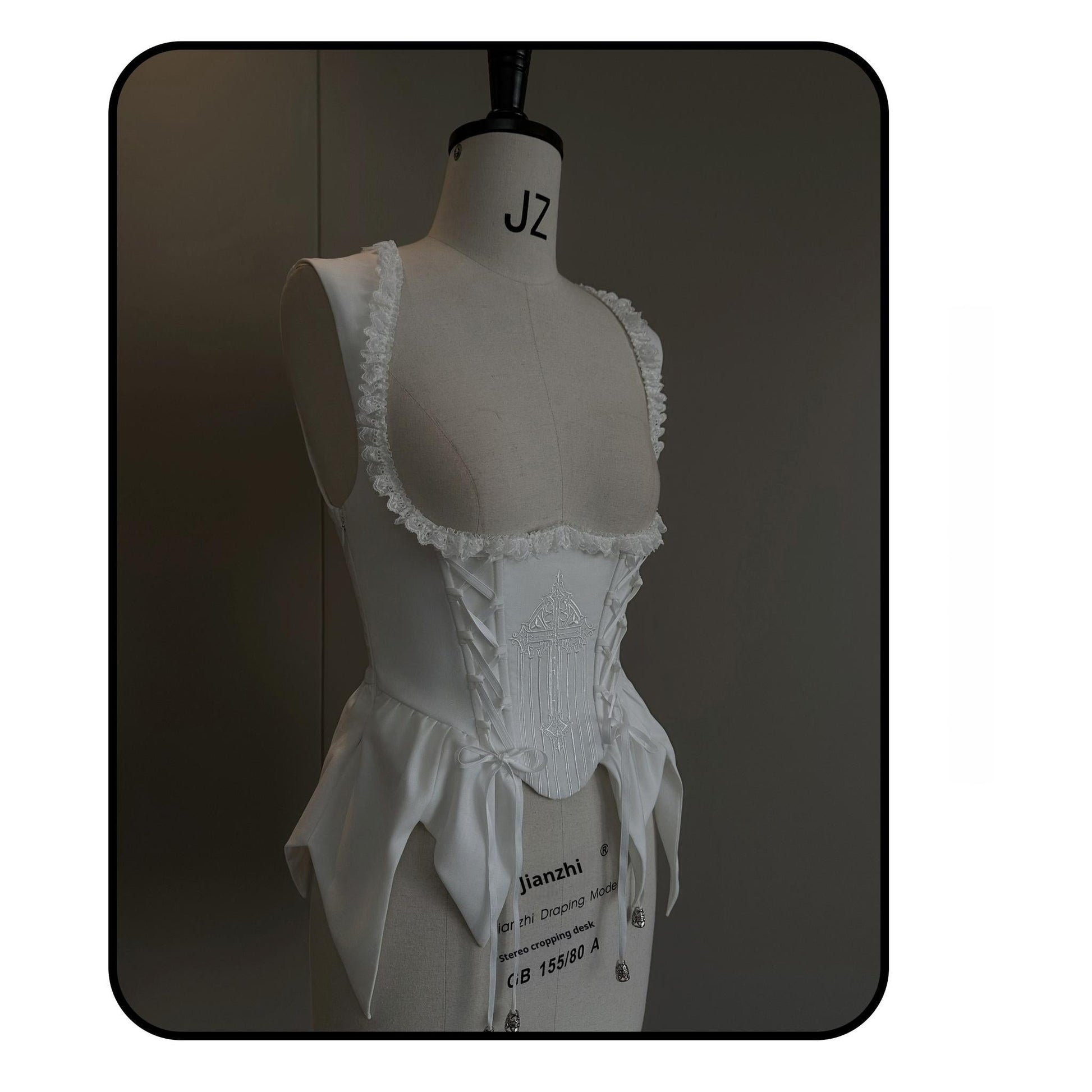 Susin Lolita - Night Traveler - Gothic Lolita Skirt Long Coat Long-Sleeved Shirt and Bustier