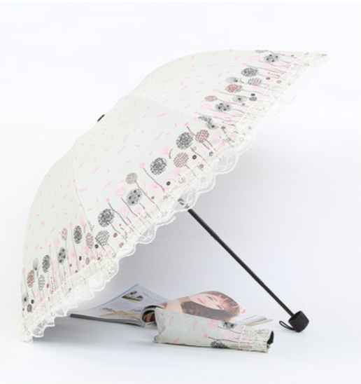 Qiteng - Daily Lolita Lace Princess Sunshade Parasol
