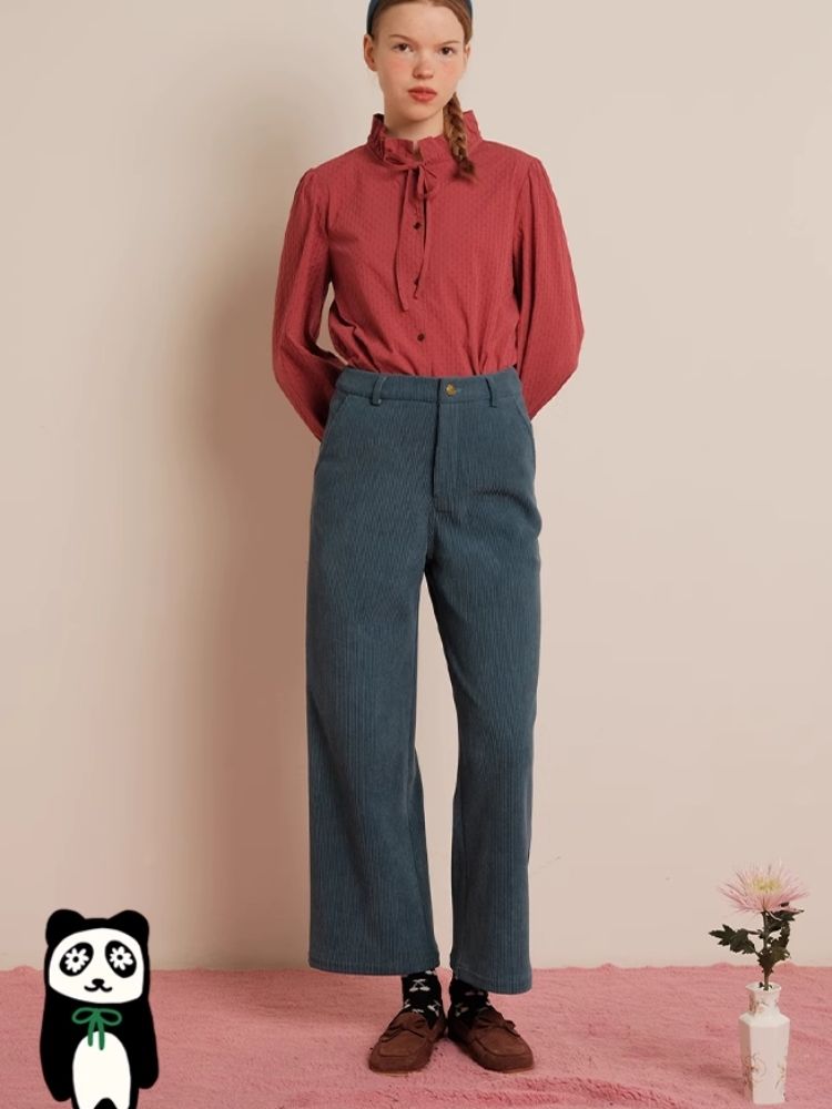 Corduroy Straight 9-minute Pants【s0000006462】