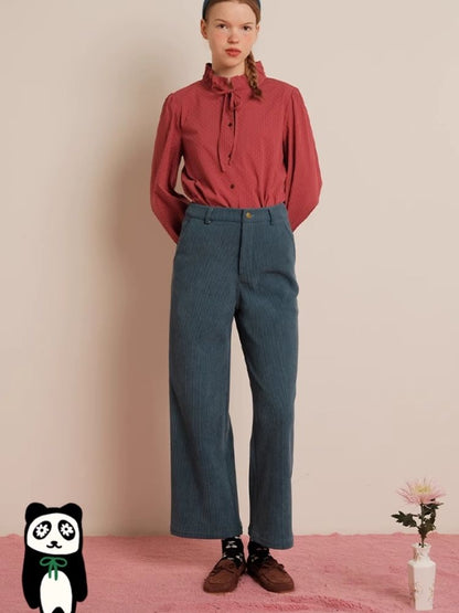 Corduroy Straight 9-minute Pants【s0000006462】