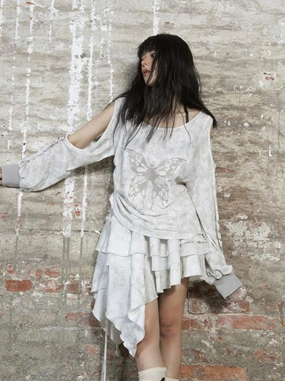 Irregular cake skirt【s0000003210】