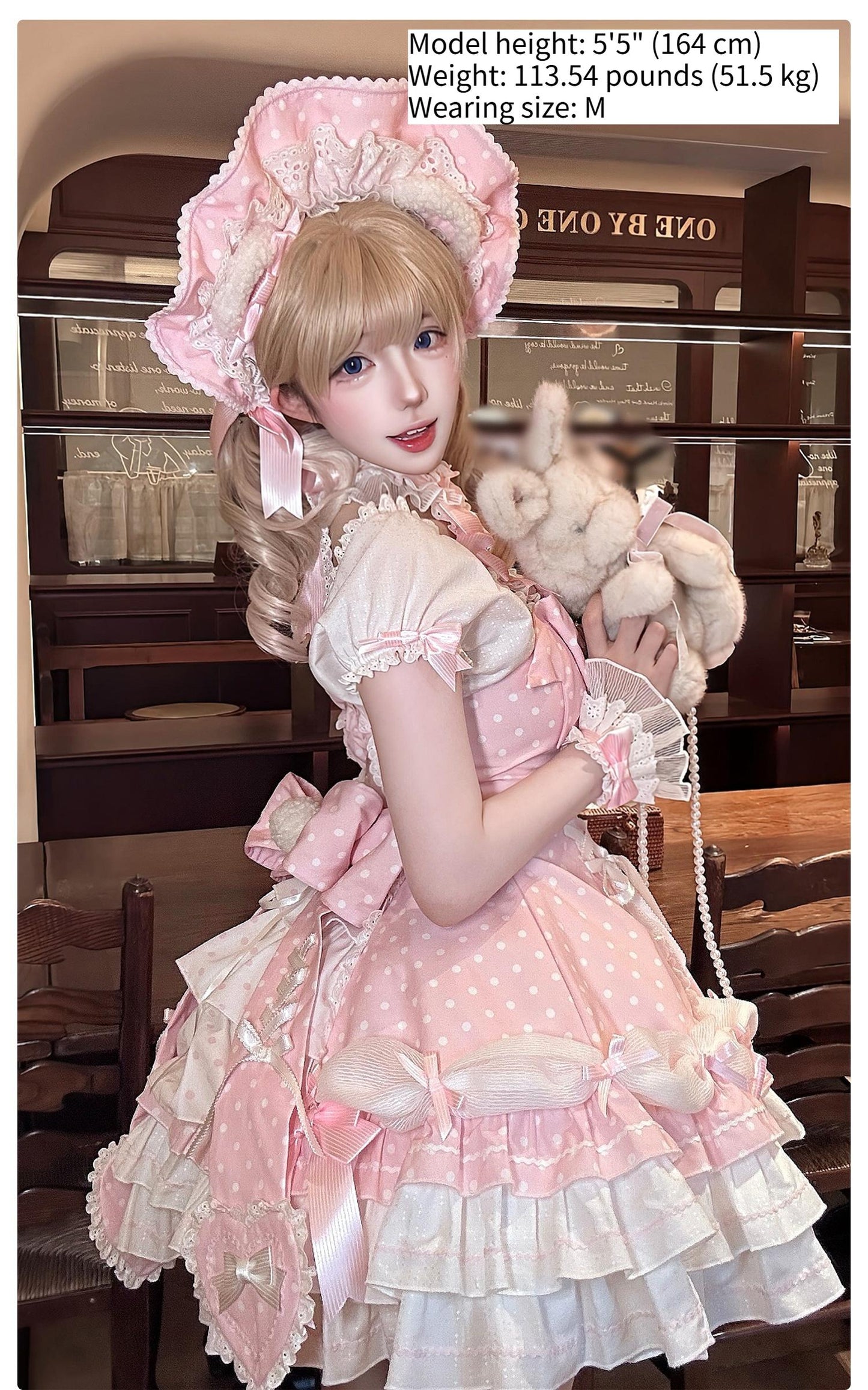 Alice Girl - Old School Polka Dots - Halter Neck Sweet Lolita OP Dress