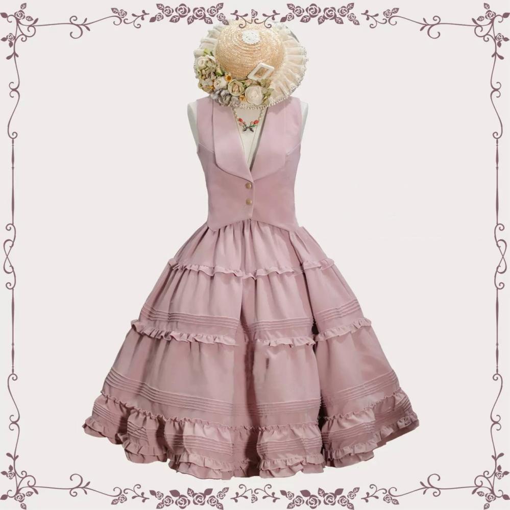 Tiny Garden - Old Love Songs - Lolita Elegant Vintage SK and Waistcoat