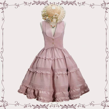 Tiny Garden - Old Love Songs - Lolita Elegant Vintage SK and Waistcoat