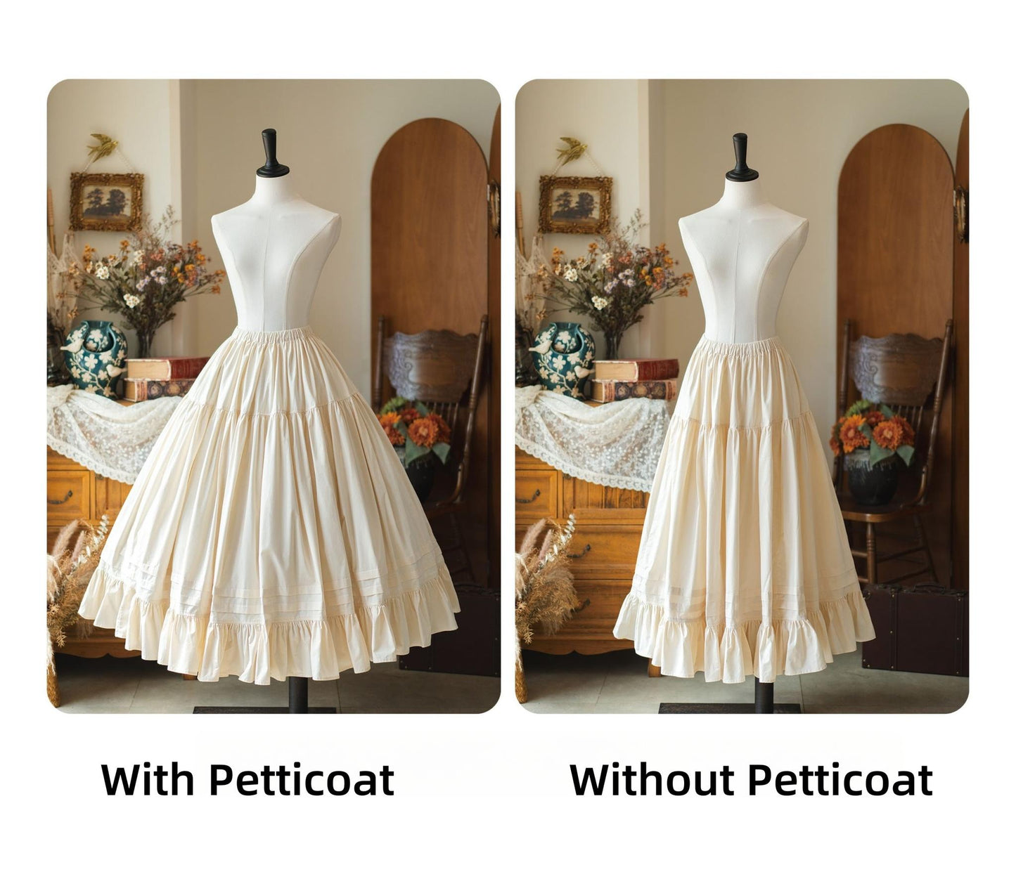 Forest Wardrobe - Chantilly Forest - Classic Lolita OP Dress With Square Neck & Underskirt