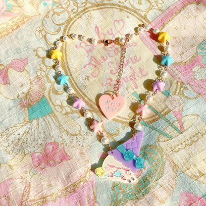 Halloween Alice - Halloween Ice Cream Sweet Short Necklace