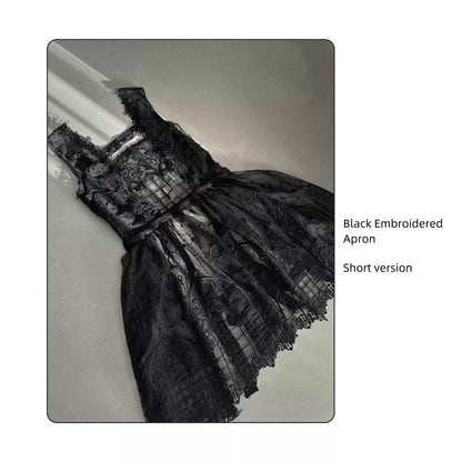 SUSIN - Night Traveler - Classic and Elegant Gothic Dress with Colorful Window Prints