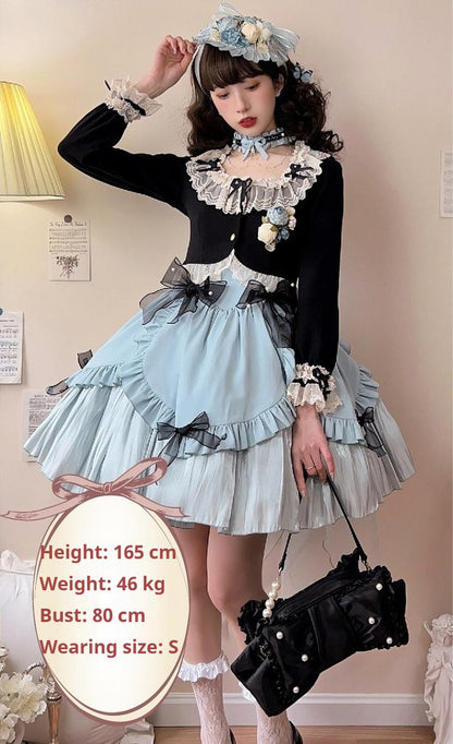 Unideer - Prelude - Elegant Lolita Bolero Jacket with Lace Ruffle Frill