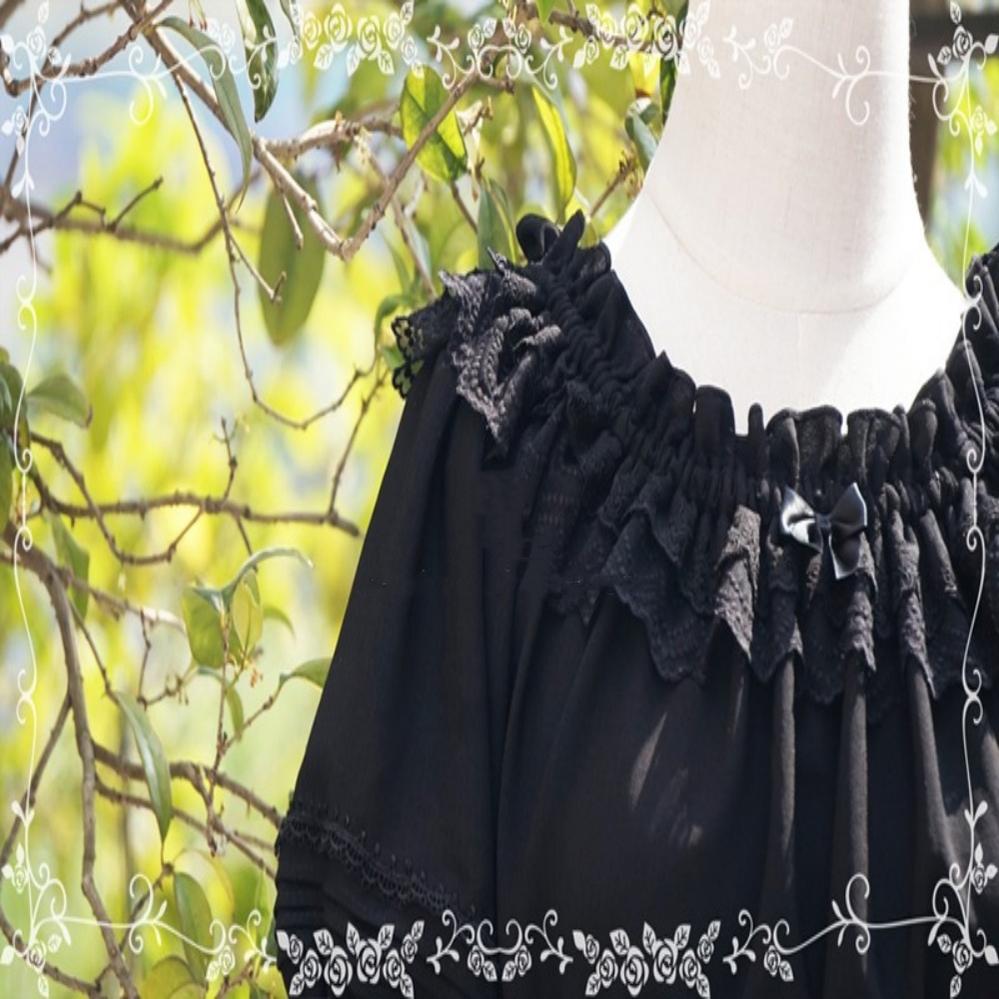 Tiny Garden - Retro Summer Chiffon Lolita Shirt