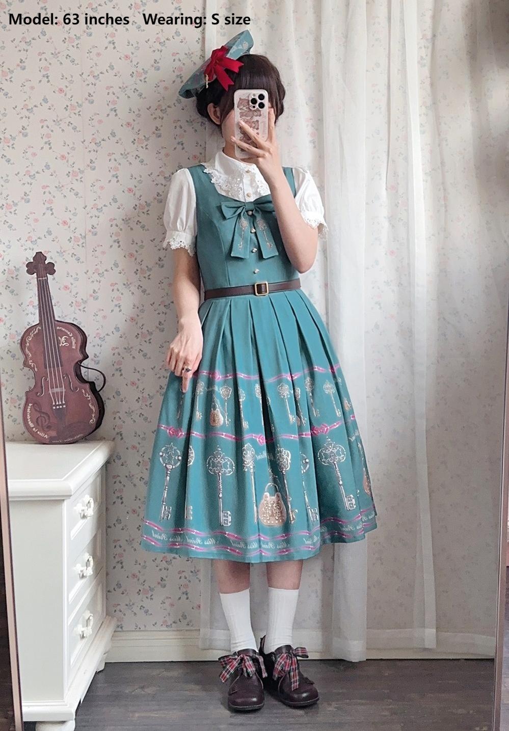 Miss Point - Antique Key - Elegant Lolita JSK Retro Lolita Dress