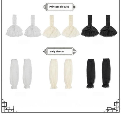 With PUJI - Moon Gauze - Qi Lolita Blouse Chinese Style Shirt