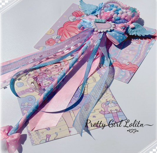Pretty Girl Lolita - Sweet Lolita Pink-blue Accessories